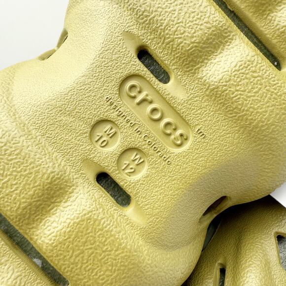 Crocs Unisex Echo Clogs Mens 10 Womens 12 EU 43.5 Aloe Green NWOB main image 10